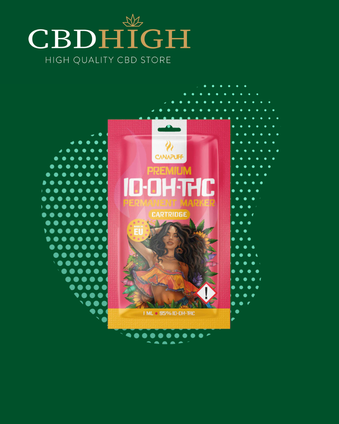 Cartouche Cannapuff 10-0H-THC Permanent Maker 95%