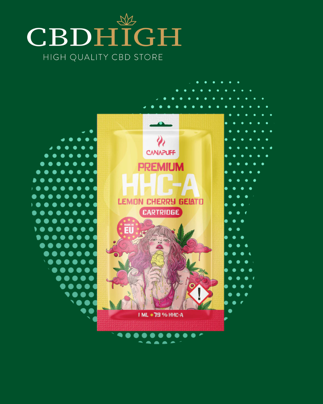 Cartouche Cannapuff HHC-A Lemon Cherry Gelato 79%