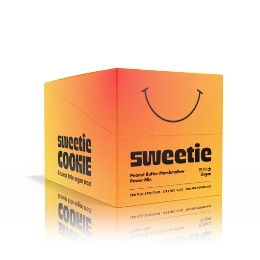 Space cookie gourmands infusés d’extrait de cannabis - Peanut butter Guimauve USA