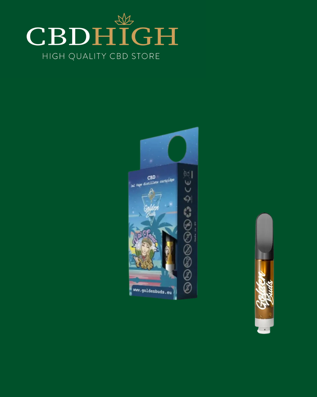 Cartouche CBD Golden Buds Girl Scout Cookie 60%