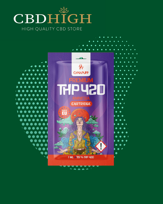 Cartouche Cannapuff 1ml THP 420 Amnésia 79%