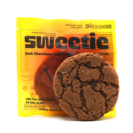 Space cookie gourmands infusés d’extrait de cannabis - Dark Chocolate Cappuccino USA