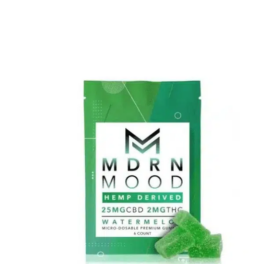 6 Gummies CBD & THC – 2mg – USA – Watermelon