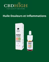 Huile Douleurs et Inflammations 15%CBD + 15%CBG