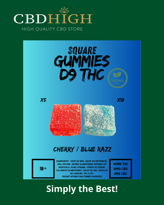 10 USA Gummies 40mg THC +10mg CBD +5mg CBC